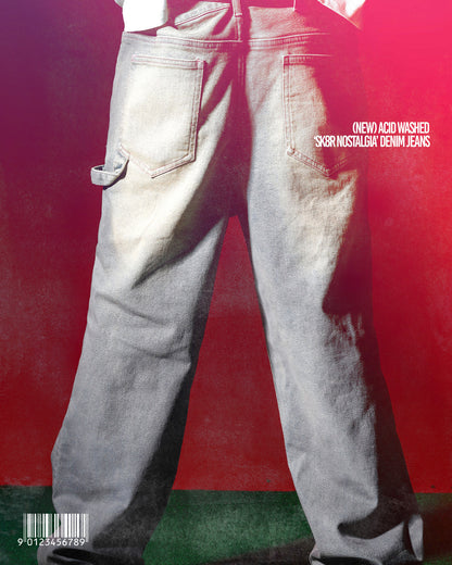 (NEW) 'SK8R nostalgia' denim jeans