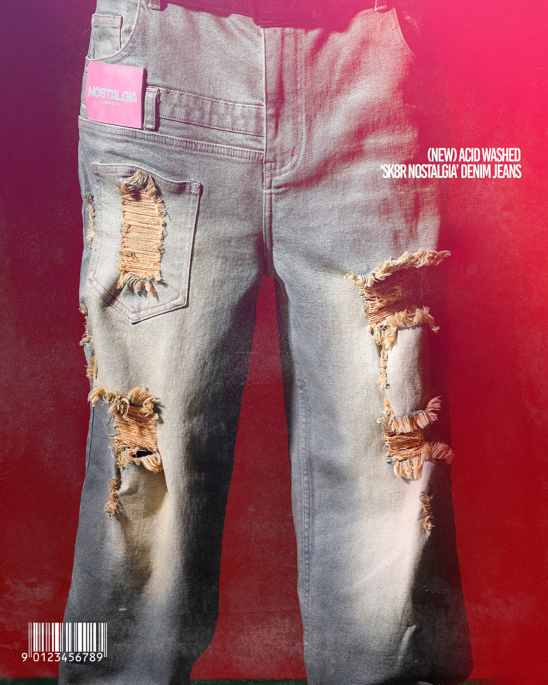 (NEW) 'SK8R nostalgia' denim jeans